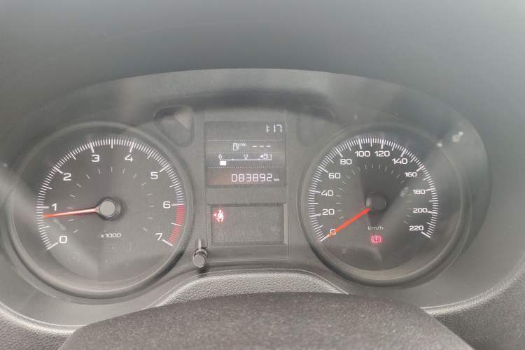 Used Peugeot 301 2018 1.6L Manual Comfort Edition Odometer Close Up