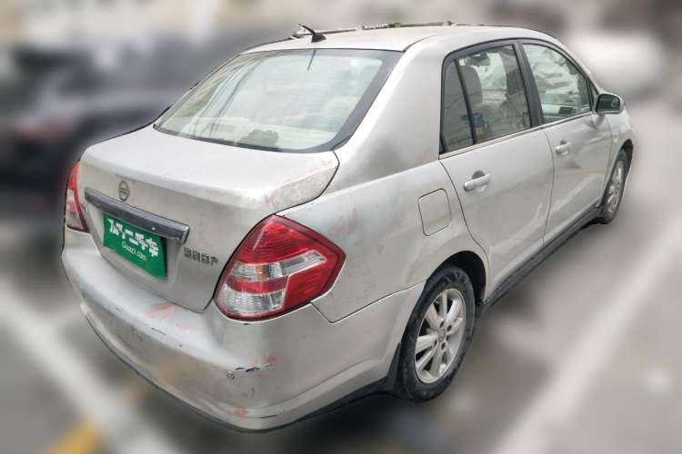 Used Nissan Tiida Sedan 2008 1.6L Automatic Fashion Edition Rear Right 45 Deg