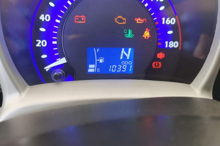 Used BYD F0 2015 1.0L AMT XuanKu Model Odometer Close Up