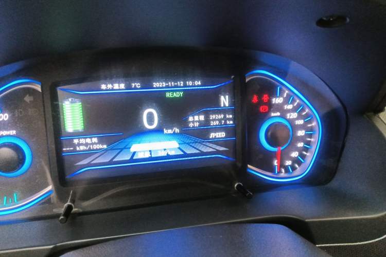 Used BAIC New Energy EC5 2019 New Style Edition Odometer Close Up