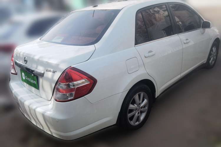 Used Nissan Tiida Sedan 2008 1.6L Automatic Smart Version Rear Right 45 Deg