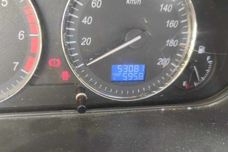 Used BAIC Weiwang M20 2014 1.5L Basic Version DAM15DL Odometer Close Up