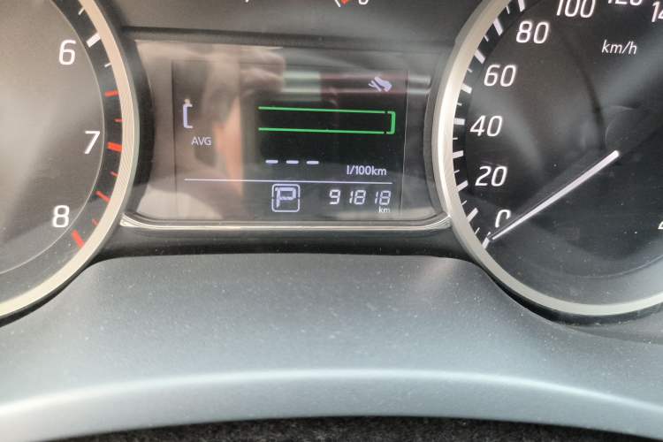 Used Nissan Sylphy 2016 1.6 XL CVT Luxury Edition Odometer Close Up