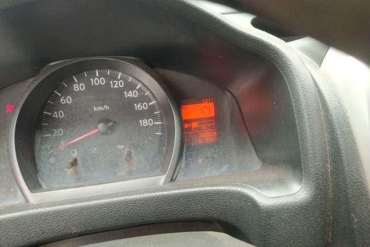 Used Nissan NV200 2010 1.6L Luxury Model Odometer Close Up