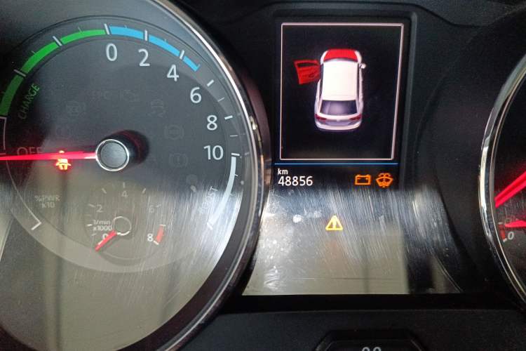 Used Volkswagen Tiguan L New Energy 2019 430 PHEV Hybrid Flagship Model Odometer Close Up