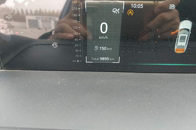 Used CHANGAN Eado DD 2023 Blue Whale NE 1.5T GDI DCT Flagship Model Odometer Close Up