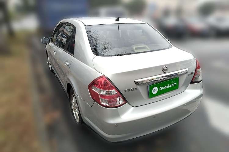Used Nissan Tiida Sedan 2008 1.6L Automatic Smart Version Rear Left 45 Deg