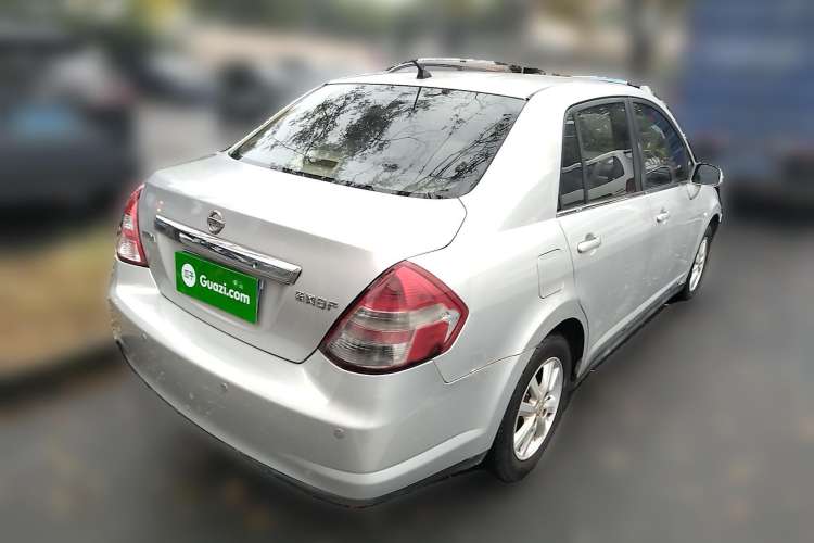 Used Nissan Tiida Sedan 2008 1.6L Automatic Smart Version Rear Right 45 Deg