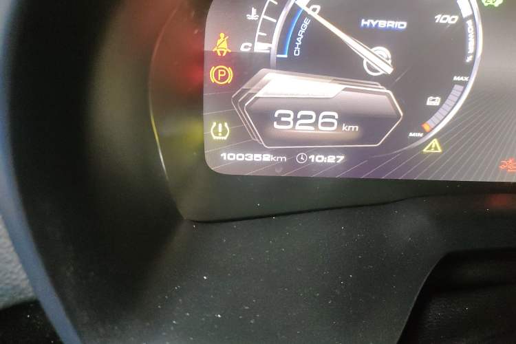 Used Wey P8 2018 2.0T Prestige Version Odometer Close Up