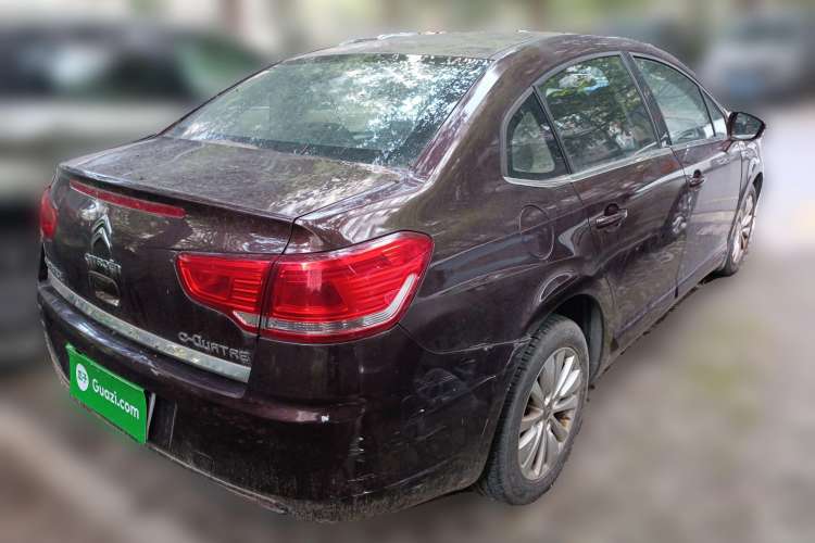 Used Citroen C-Quatre 2012 Sedan 2.0L Automatic Joyful Model Rear Right 45 Deg