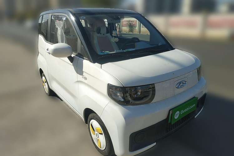 Used Chery New Energy QQ Ice Cream 2022 120km Conical Shape Lithium Iron Phosphate Front Right 45 Deg