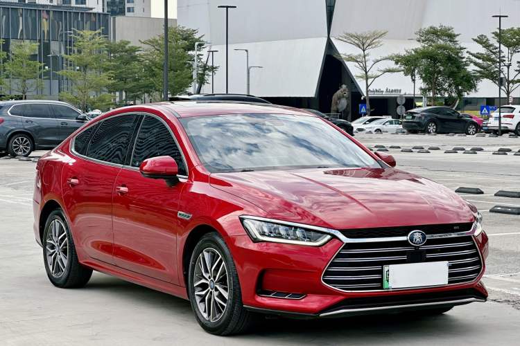 Used BYD Qin Pro New Energy 2018 DM 1.5TI Automatic Smart Connect Elite Model Front Right 45 Deg