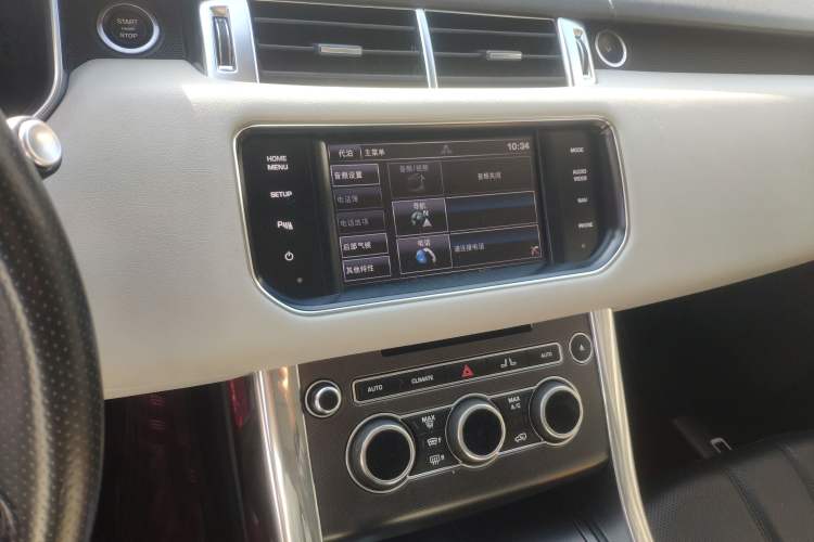 Used Land Rover Range Sport 2014 3.0 SC V6 HSE Audio And AC Panel