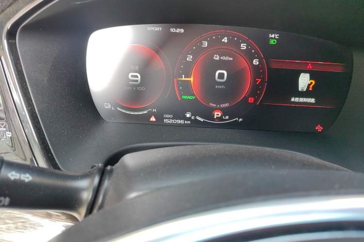 Used Geely Auto Emgrand GT New Energy 2021 1.5T ePro Enjoyment Edition Odometer Close Up