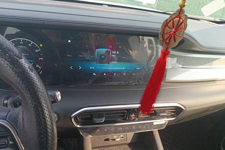 Used JETOUR X90 PLUS 2021 1.5T Manual Villa 7-Seater Audio And AC Panel