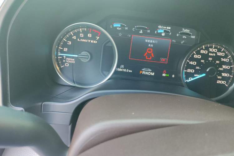 Used Ford F-150 Raptor 2019 3.5T LTD Odometer Close Up