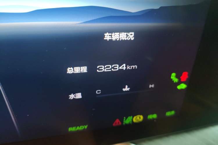 Used Wey Lanshan 2023 Four-Wheel Drive Ultra-Long Range Version Odometer Close Up