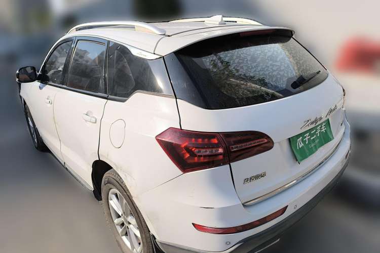 Used Zotye T600 Coupe 2017 1.5T Automatic Luxury Model Rear Left 45 Deg