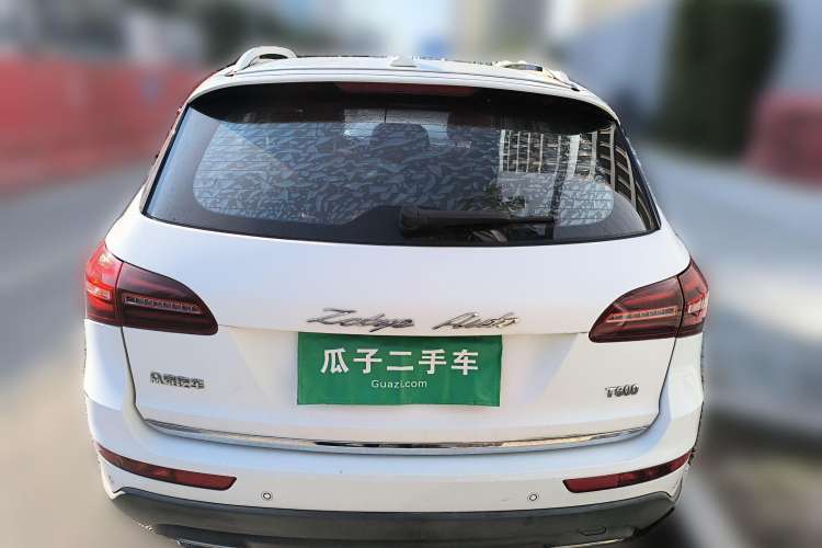 Used Zotye T600 Coupe 2017 1.5T Automatic Luxury Model Rear