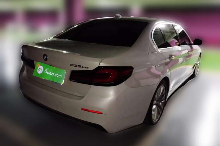 Used BMW 5 Series New Energy 2021 535Le Luxury Package Rear Right 45 Deg