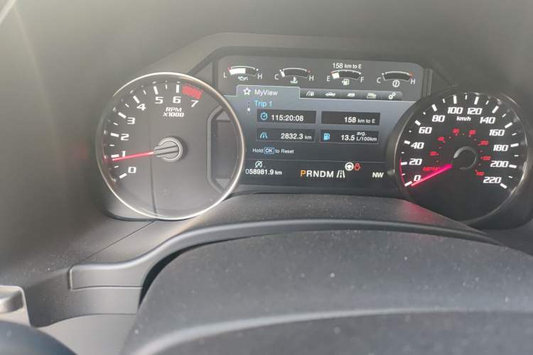 Used Ford F-150 Raptor 2017 3.5T Raptor Performance Enhanced Edition Odometer Close Up