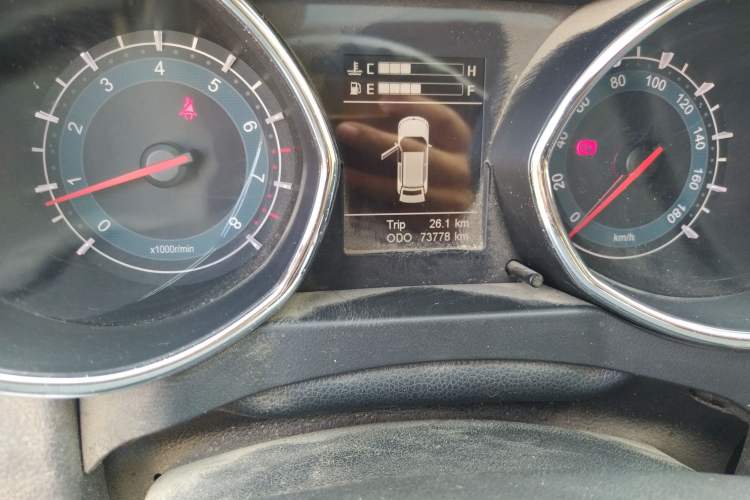 Used Lifan Auto Myway 2016 1.5L Manual Elite Version Odometer Close Up