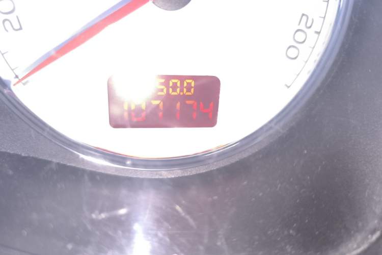 Used Peugeot 307 2009 Hatchback 1.6L Automatic Elite Edition Odometer Close Up