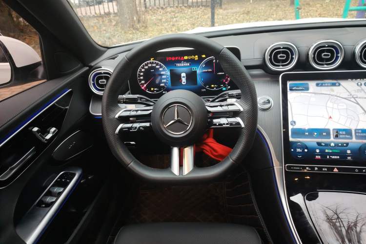 Used Mercedes-Benz C-Class New Energy 2023 C 350 eL Steering Wheel