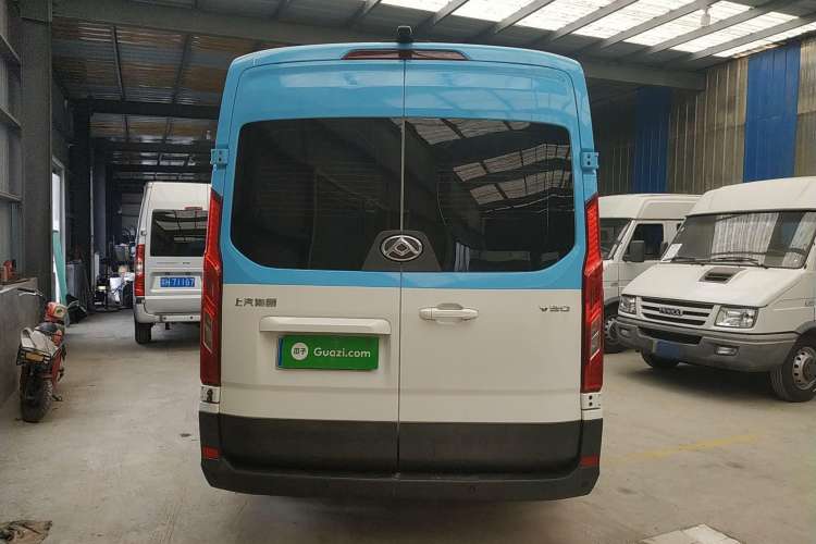 Used SAIC MAXUS Xintu V90 2019 2.0T Manual ZhiDuXing Front-Wheel-Drive Single Tire Long Wheelbase High-Roof 7-Seater
