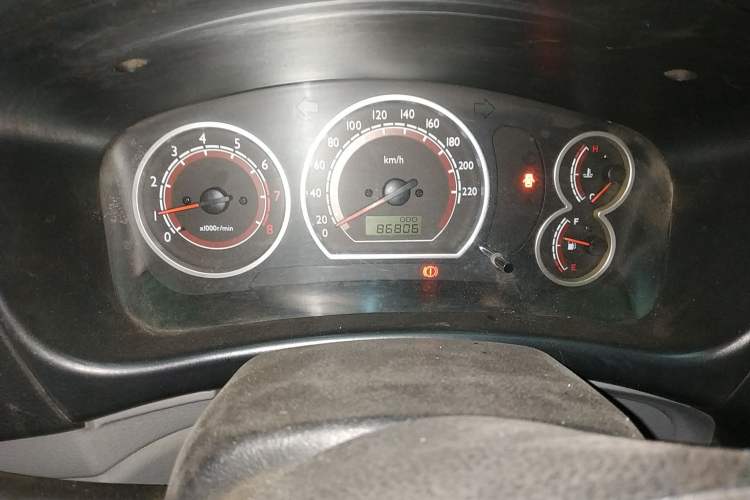 Used Soueast V3 Lingyue 2009 1.5L Manual Style Edition Odometer Close Up