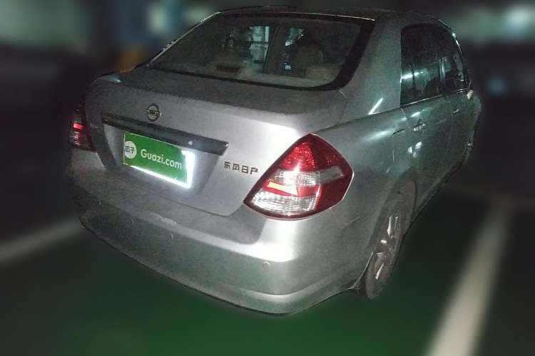 Used Nissan Tiida Sedan 2008 1.6L Automatic Smart Version Rear Right 45 Deg