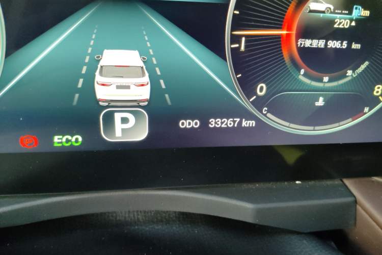 Used JETOUR X90 PLUS 2021 1.6TD DCT Villa 7-Seater Odometer Close Up