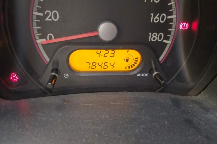 Used Suzuki Alto 2009 1.0L Manual Comfort Edition Odometer Close Up
