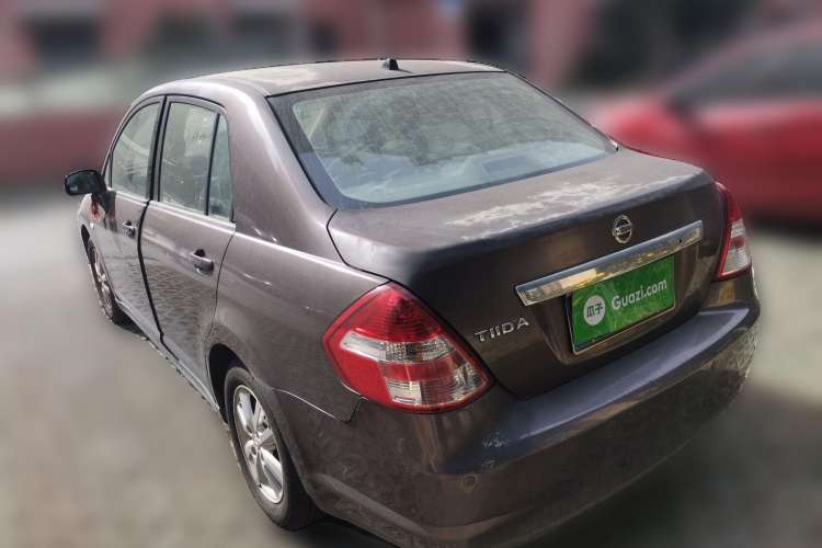 Used Nissan Tiida Sedan 2008 1.6L Manual Smart Version Rear Left 45 Deg