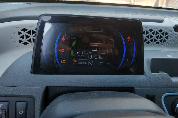 Used Dongfeng Fengon MINIEV 2022 Candy-Style Bubble Gum Odometer Close Up