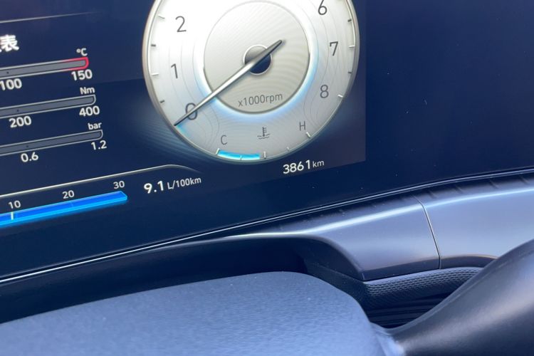 Used Hyundai Lafesta 2023 270T N Line TOP Flagship Edition Odometer Close Up