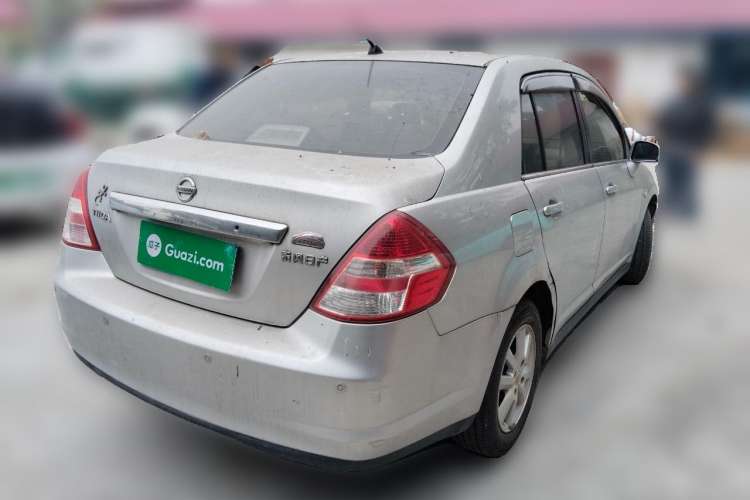 Used Nissan Tiida Sedan 2008 1.6L Automatic Fashion Edition Rear Right 45 Deg