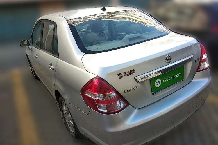 Used Nissan Tiida Sedan 2008 1.6L Automatic Smart Version Rear Left 45 Deg