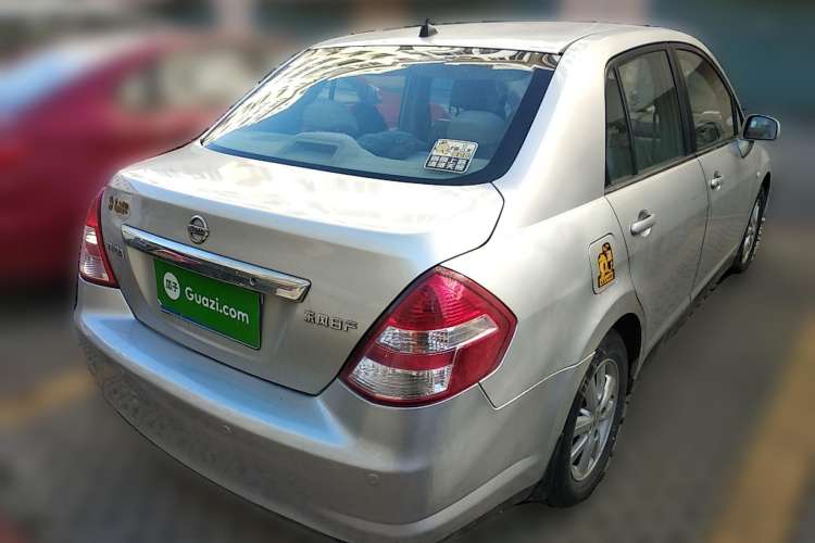 Used Nissan Tiida Sedan 2008 1.6L Automatic Smart Version Rear Right 45 Deg