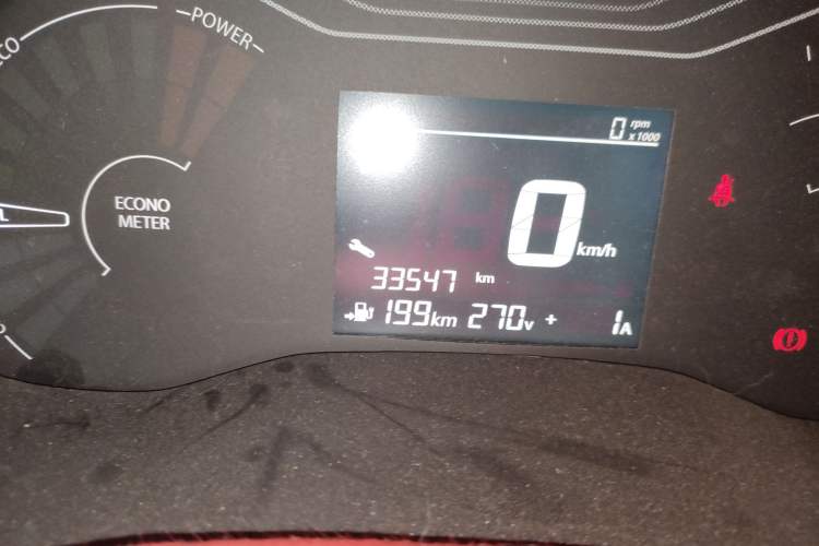 Used Dongfeng NAMMI EX1 2022 PRO Enjoyment Model Odometer Close Up