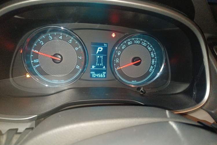 Used Chevrolet Lova RV 2016 1.5L Automatic Comfort Edition Odometer Close Up