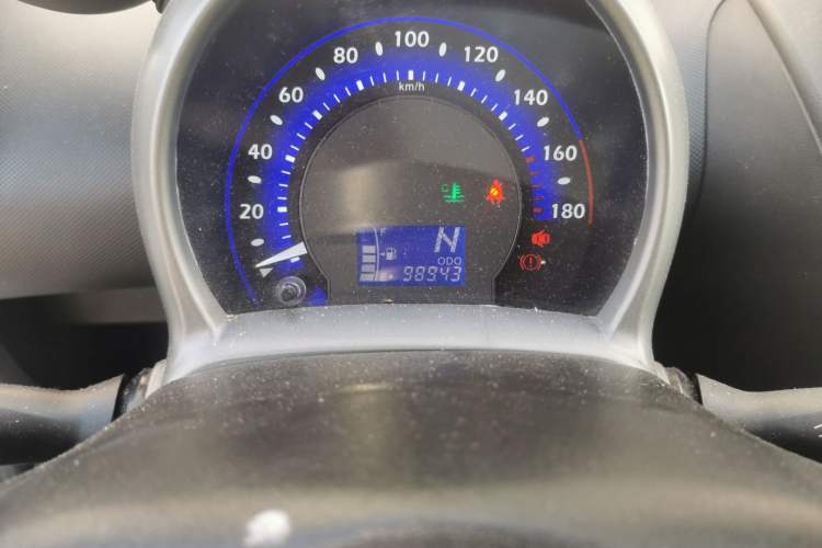 Used BYD F0 2013 1.0L AMT XuanKu Model Odometer Close Up