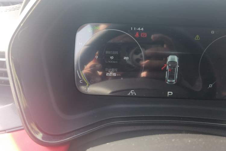 Used Geely Auto Emgrand S 2021 1.4T CVT Prestige Edition Odometer Close Up