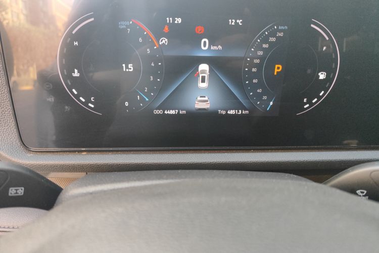 Used Ford Equator Sport 2022 EcoBoost 170 Platinum Edition Odometer Close Up