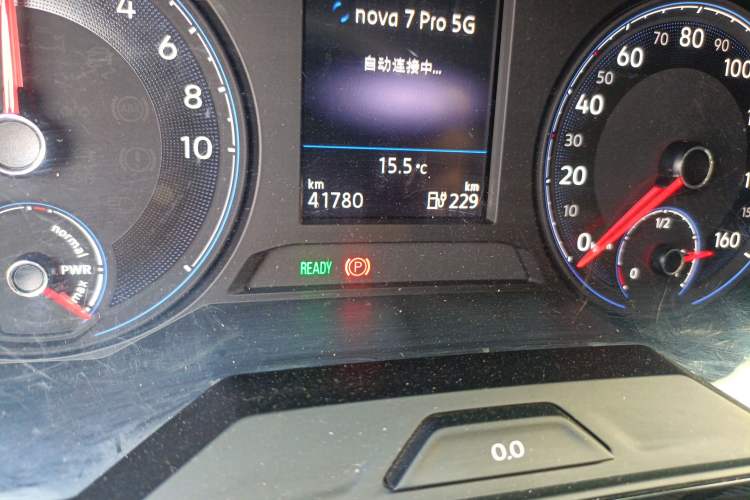 Used Volkswagen Lavida Pure Electric 2019 Enjoyment Edition Odometer Close Up