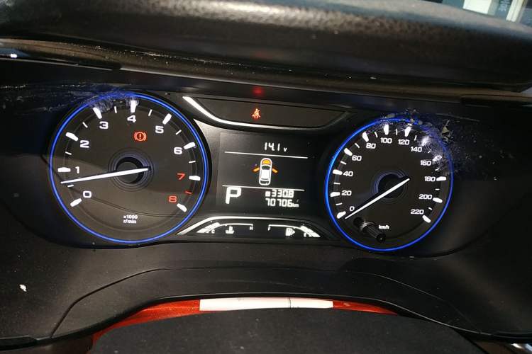 Used GAC Trumpchi GA4 2018 150N Automatic Luxury Edition Odometer Close Up