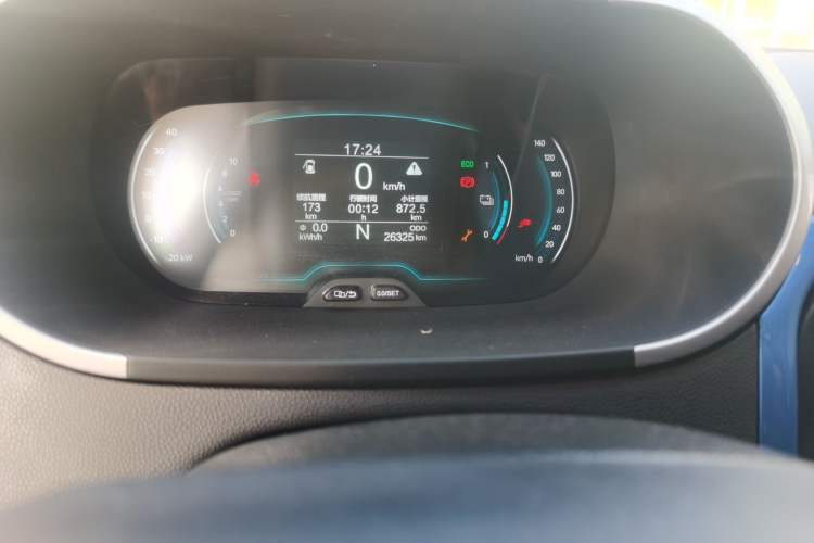 Used Chery New Energy Little Ant 2019 4-Seater Smart Edition 35 kWh Odometer Close Up