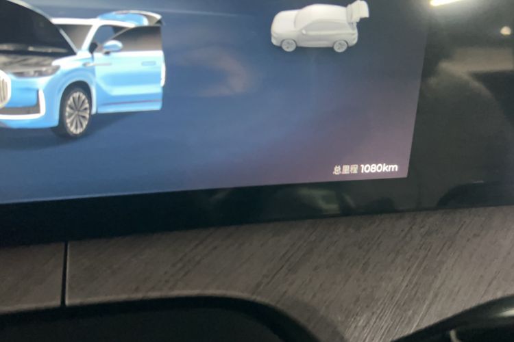 Used Chery Tiggo 9 C-DM 2025 1.5T 106KM Enjoy Edition 5 Seats Lithium-Ion Battery Odometer Close Up