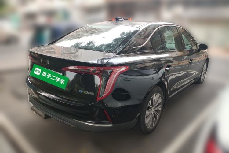 Used Hongqi E-QM5 2023 Revised Version Basic Travel Edition Rear Right 45 Deg