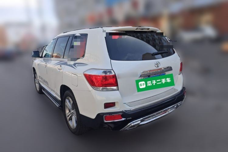 Used Toyota Highlander 2012 2.7L Two-Wheel Drive 7-Seater Luxury Edition Rear Left 45 Deg